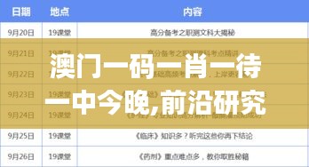 澳门一码一肖一待一中今晚,前沿研究解释定义_WQK2.11.92方案版