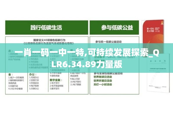 一肖一码一中一特,可持续发展探索_QLR6.34.89力量版