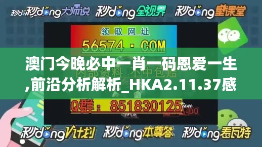 澳门今晚必中一肖一码恩爱一生,前沿分析解析_HKA2.11.37感知版