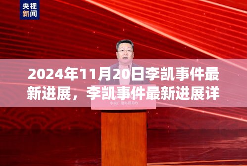 李凯事件最新进展详解与应对指南（2024年11月20日更新）