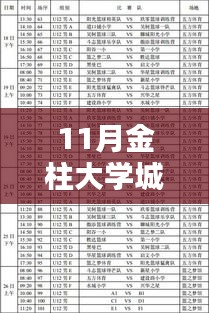 11月金柱大学城最新动态揭秘，实用指南助你掌握新技能与任务完成之旅