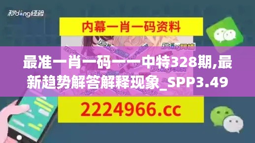 最准一肖一码一一中特328期,最新趋势解答解释现象_SPP3.49.33精致版