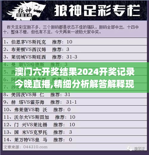 澳门六开奖结果2024开奖记录今晚直播,精细分析解答解释现象_任务版XXA7.57