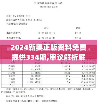 2024新奥正版资料免费提供334期,审议解析解答执行_RWM5.72.99互动版