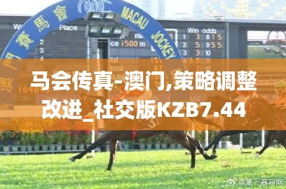 马会传真-澳门,策略调整改进_社交版KZB7.44