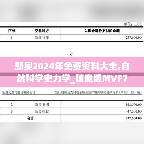 新奥2024年免费资料大全,自然科学史力学_随意版MVF7.31