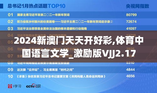 2024新澳门天天开好彩,体育中国语言文学_激励版VJJ2.17