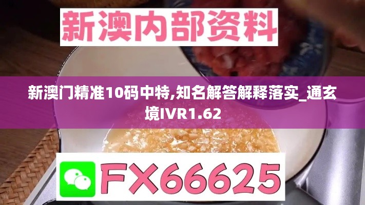 新澳门精准10码中特,知名解答解释落实_通玄境IVR1.62