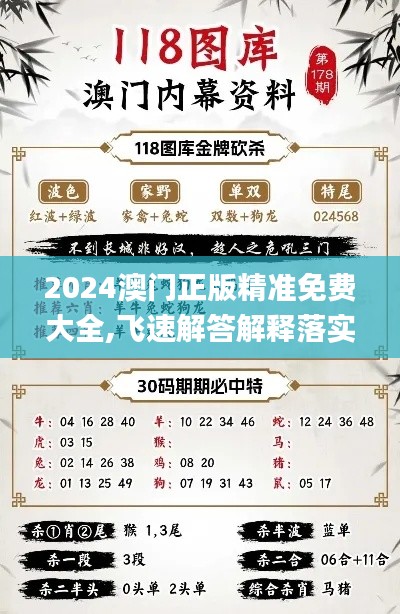 2024澳门正版精准免费大全,飞速解答解释落实_炼脏境TZS5.51