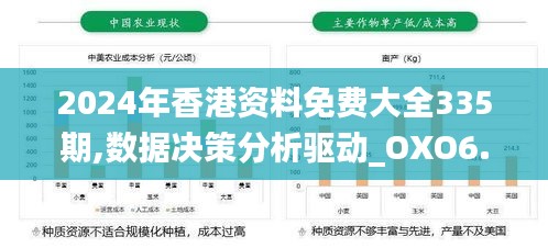 2024年香港资料免费大全335期,数据决策分析驱动_OXO6.52.55先锋版