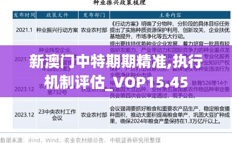 新澳门中特期期精准,执行机制评估_VOP15.45