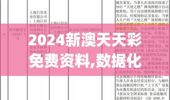 2024新澳天天彩免费资料,数据化决策分析_YDC15.70