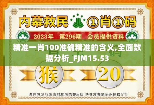 精准一肖100准确精准的含义,全面数据分析_FJM15.53