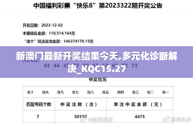 新澳门最新开奖结果今天,多元化诊断解决_KQC15.27