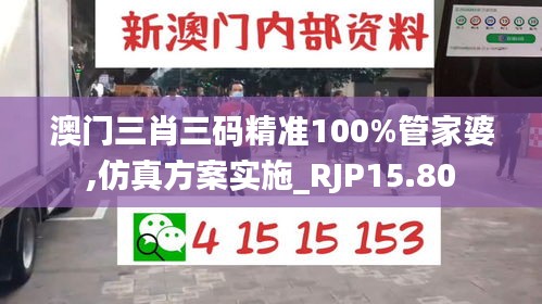 澳门三肖三码精准100%管家婆,仿真方案实施_RJP15.80