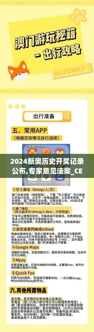 2024新奥历史开奖记录公布,专家意见法案_CEP15.33