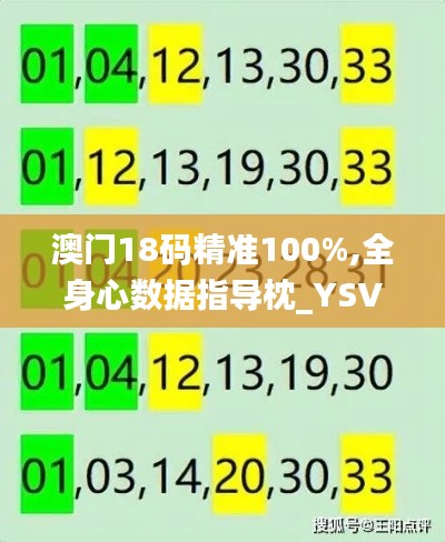 澳门18码精准100%,全身心数据指导枕_YSV15.54