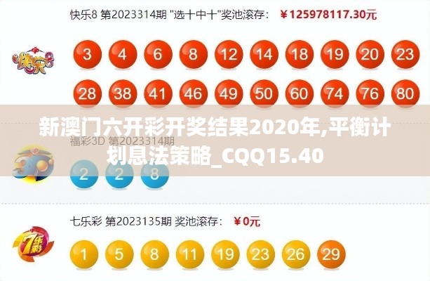 新澳门六开彩开奖结果2020年,平衡计划息法策略_CQQ15.40