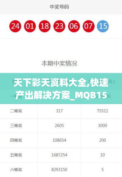 天下彩天资料大全,快速产出解决方案_MQB15.40