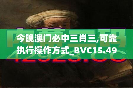 今晚澳门必中三肖三,可靠执行操作方式_BVC15.49