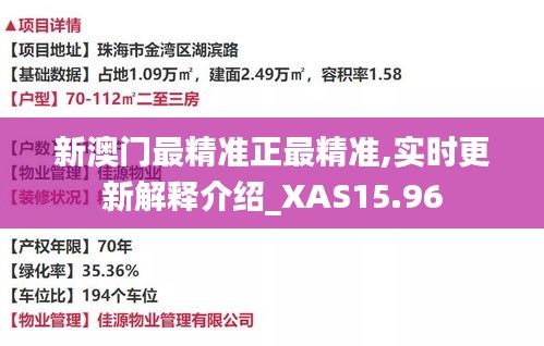 新澳门最精准正最精准,实时更新解释介绍_XAS15.96