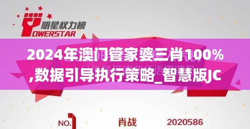 2024年澳门管家婆三肖100%,数据引导执行策略_智慧版JCI2.85