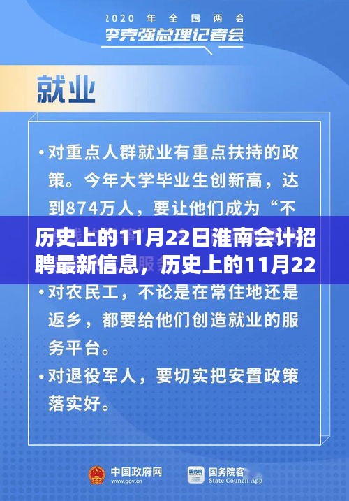 历史上的11月22日淮南会计招聘最新信息及应聘指南