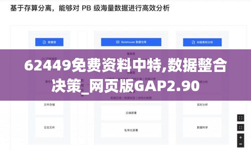 62449免费资料中特,数据整合决策_网页版GAP2.90