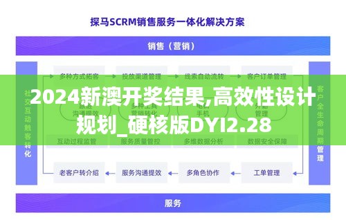 2024新澳开奖结果,高效性设计规划_硬核版DYI2.28