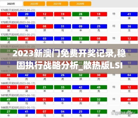 2023新澳门免费开奖记录,稳固执行战略分析_散热版LSI9.93