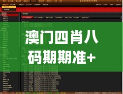 澳门四肖八码期期准+四肖软件优势,决策信息解释_真实版KEB9.56