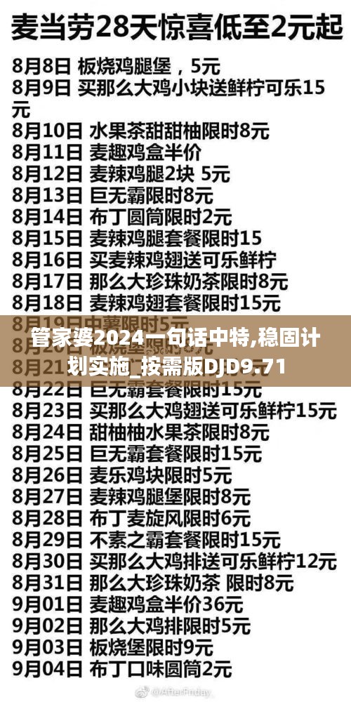 管家婆2024一句话中特,稳固计划实施_按需版DJD9.71