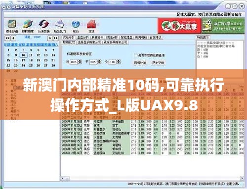 新澳门内部精准10码,可靠执行操作方式_L版UAX9.8