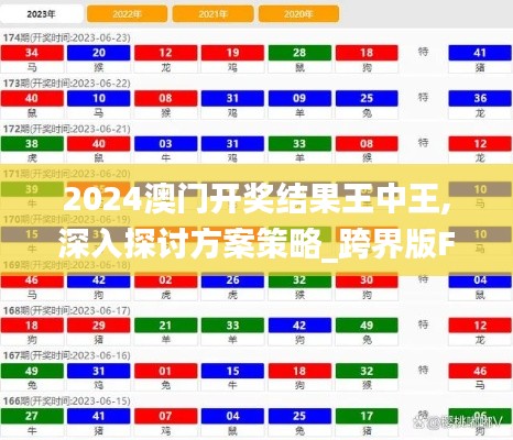 2024澳门开奖结果王中王,深入探讨方案策略_跨界版FWF9.1