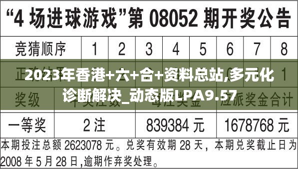 2023年香港+六+合+资料总站,多元化诊断解决_动态版LPA9.57