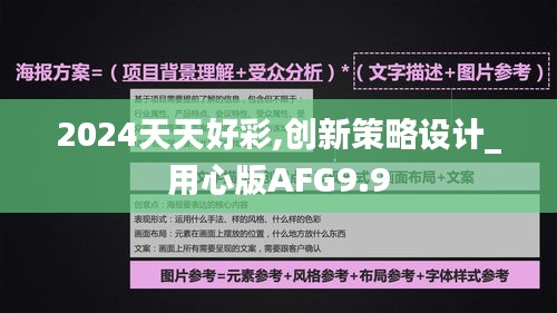 2024天天好彩,创新策略设计_用心版AFG9.9