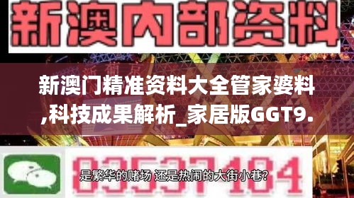 新澳门精准资料大全管家婆料,科技成果解析_家居版GGT9.74