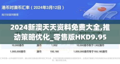 2024新澳天天资料免费大全,推动策略优化_零售版HKD9.95