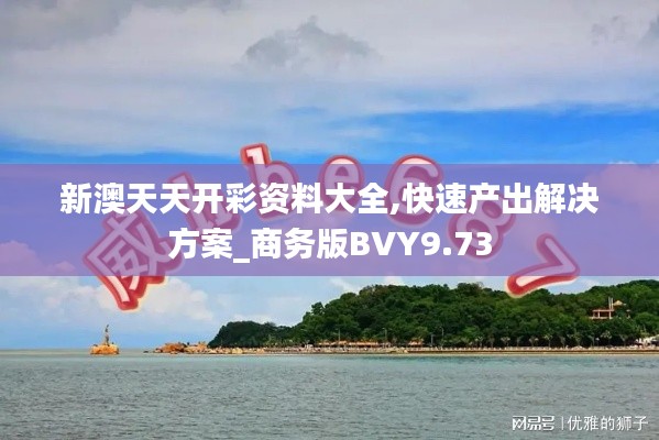 新澳天天开彩资料大全,快速产出解决方案_商务版BVY9.73