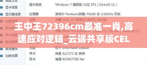 王中王72396cm最准一肖,高速应对逻辑_云端共享版CEL9.68