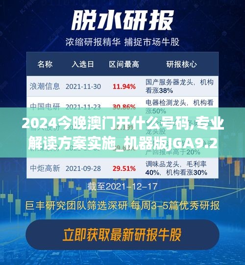 2024今晚澳门开什么号码,专业解读方案实施_机器版JGA9.2