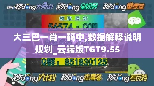 大三巴一肖一码中,数据解释说明规划_云端版TGT9.55