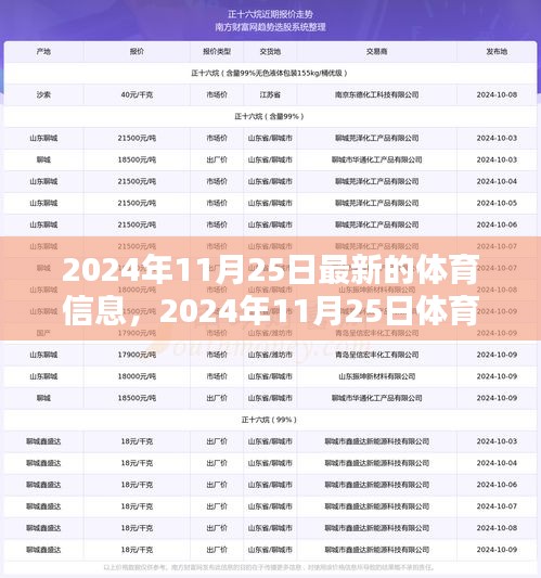 2024年11月25日体育界瞩目时刻，历史性的瞬间与深远影响