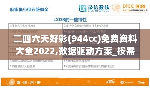 二四六天好彩(944cc)免费资料大全2022,数据驱动方案_按需版SMJ7.9