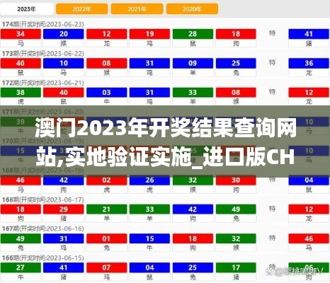 澳门2023年开奖结果查询网站,实地验证实施_进口版CHD7.32