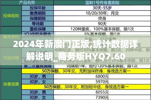 2024年新澳门正版,统计数据详解说明_商务版HYQ7.60