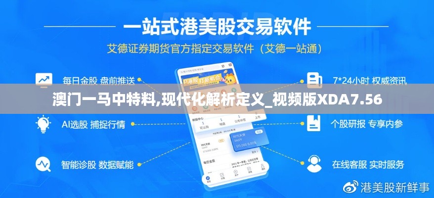 澳门一马中特料,现代化解析定义_视频版XDA7.56