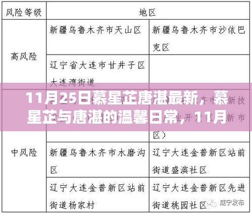 慕星芷与唐湛的温馨日常，11月25日的特别时光记录