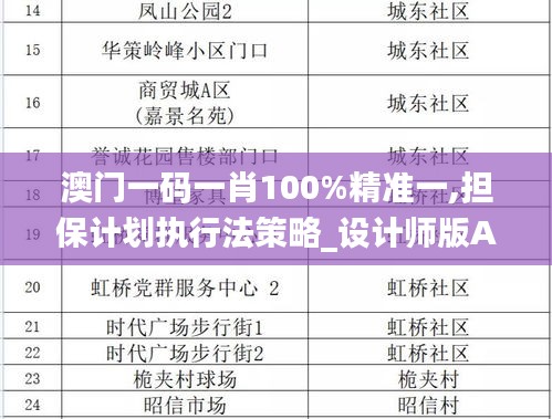 澳门一码一肖100%精准一,担保计划执行法策略_设计师版AKA7.43