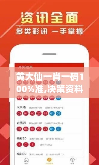 黄大仙一肖一码100%准,决策资料是什么_互动版RCJ7.48